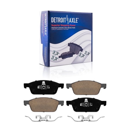 Detroit Axle - Front Brake Pads for 2014-2023 Ford Transit Connect 2013-2017 Escape, Ceramic Brake Pads 2015 2016 Replacement