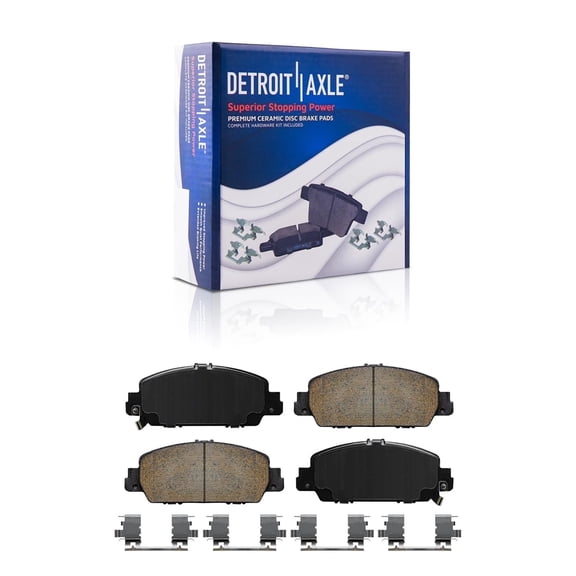 Detroit Axle - Front Brake Pads for 2016-2022 Honda HR-V 2013-2025 Accord, Ceramic Brake Pads 2017 2018 2019 2020 2021 Replacement