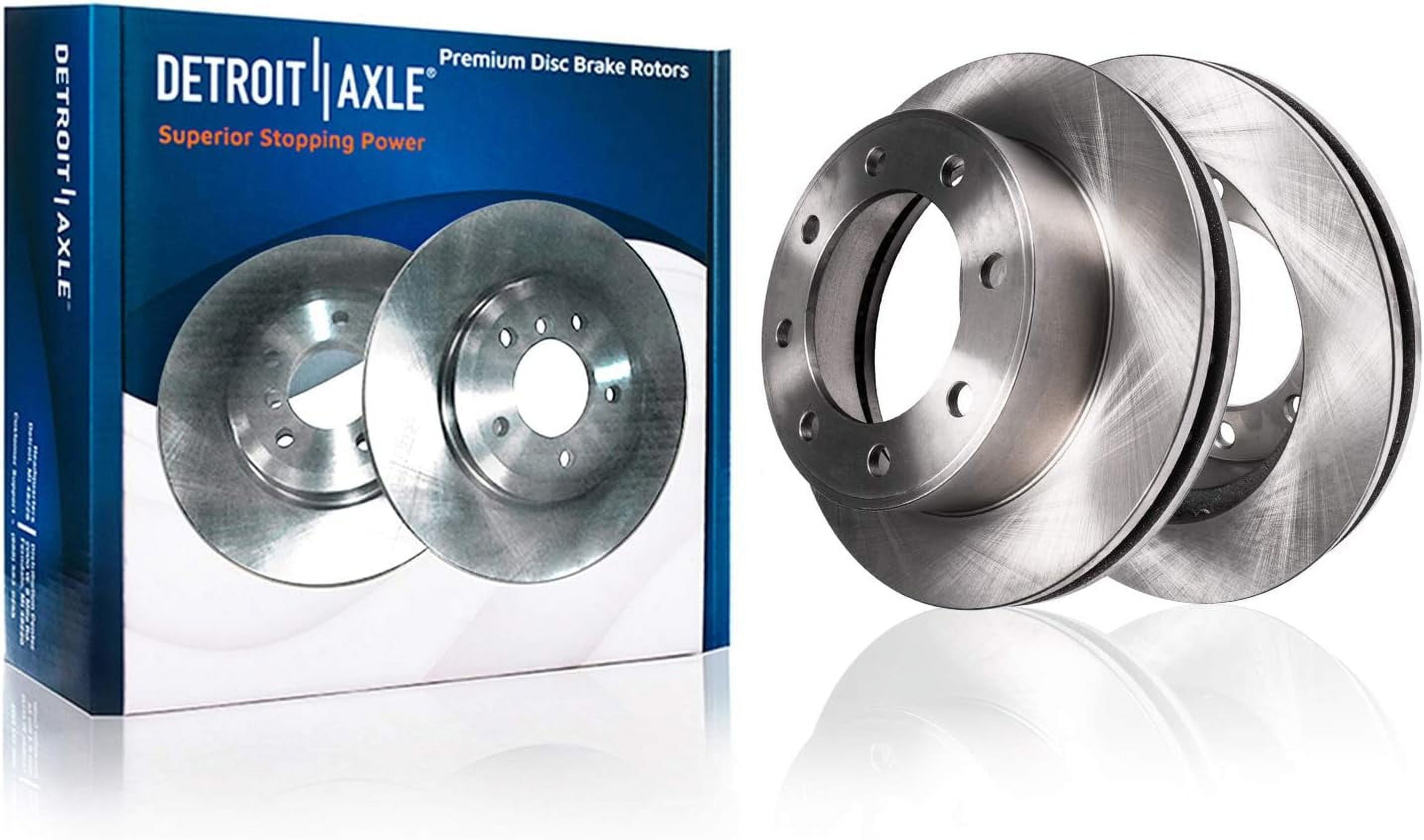 Detroit Axle - Front Brake Rotors for 2012-2021 Nissan NV2500 NV3500 NV1500, Disc Brake Rotors Set 2013 2014 2015 2016 2017 2018 2019 2020 Replacement : 14.17" inch Rotors