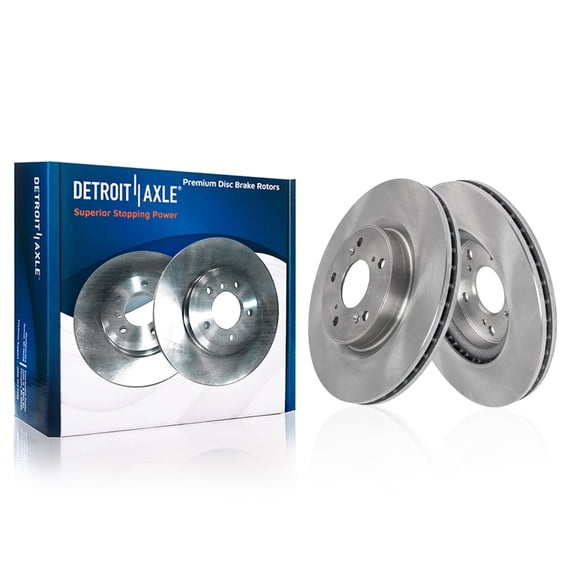 Detroit Axle - 293mm Front Disc Brake Rotors Replacement for 2013-2022 Honda Accord 2015 Civic