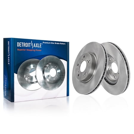 Detroit Axle - Front Brake Rotors for 2013-2022 Honda Accord Civic, Disc Brake Rotors Replacement : 11.54" inch Front Rotor