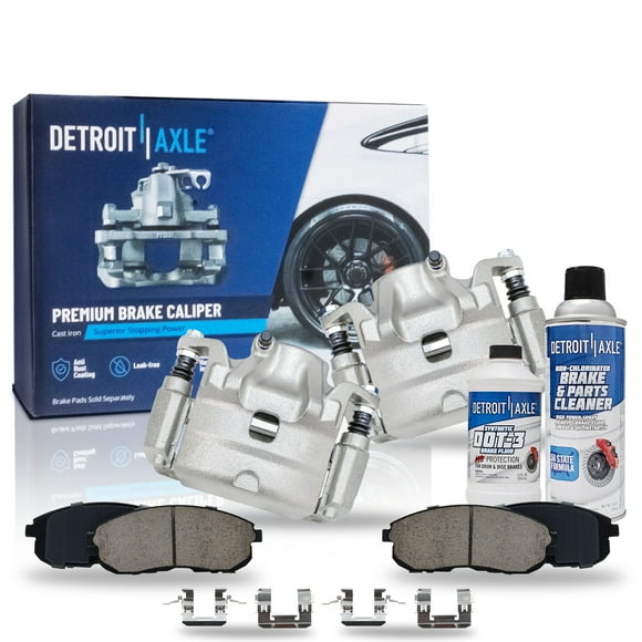 Detroit Axle - Front Brakes Brake Pads Brake Calipers Replacement for Nissan Altima Sentra Fits select: 2008-2009 NISSAN ALTIMA 2.5S, 2010 NISSAN ALTIMA BASE/S