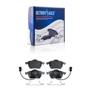 Detroit Axle - Front Brakes Brake Pads Replacement for Audi A4 A6 Quattro VW Beetle Golf Jetta Fits select 2006-2007 VOLKSWAGEN NEW BEETLE CONVERTIBLE OPTION PACKAGE 1
