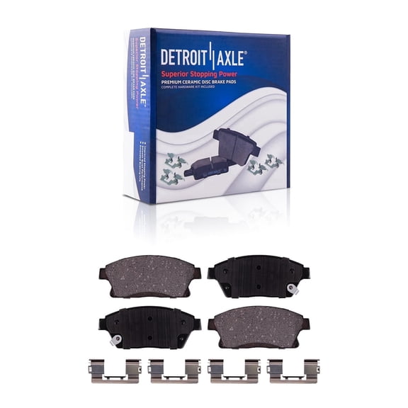 Detroit Axle - Front Brake Pads for Chevrolet Cruze Orlando Trax Volt Buick Verano Encore Cadillac ATS, Ceramic Brake Pads Replacement