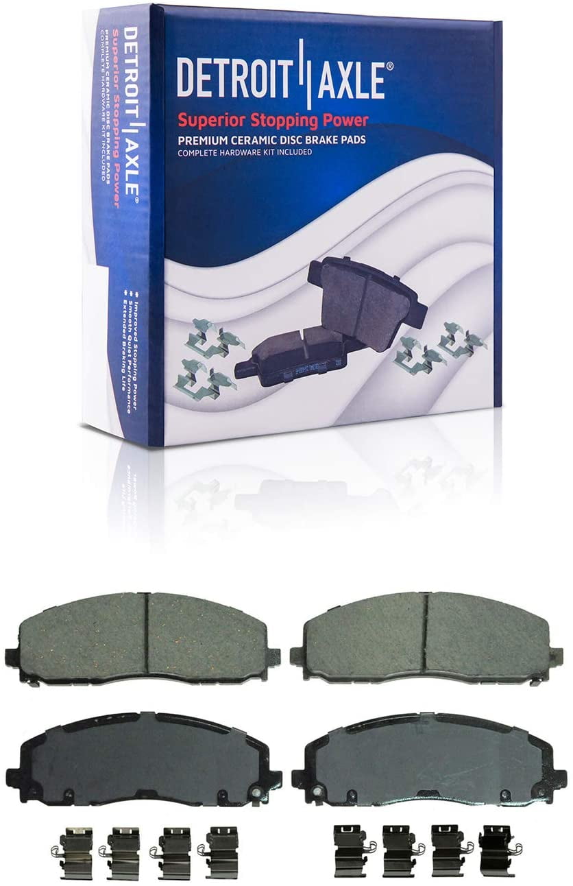 Detroit Axle Front Brakes Brake Pads Replacement for Dodge Grand