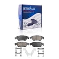 thumbnail image 1 of Detroit Axle - Front Brake Pads for 2008-2013 INFINITI G37, 2007-2008 G35, 2014-2015 Q60, Ceramic Brake Pads w/Hardware Replacement, 1 of 7