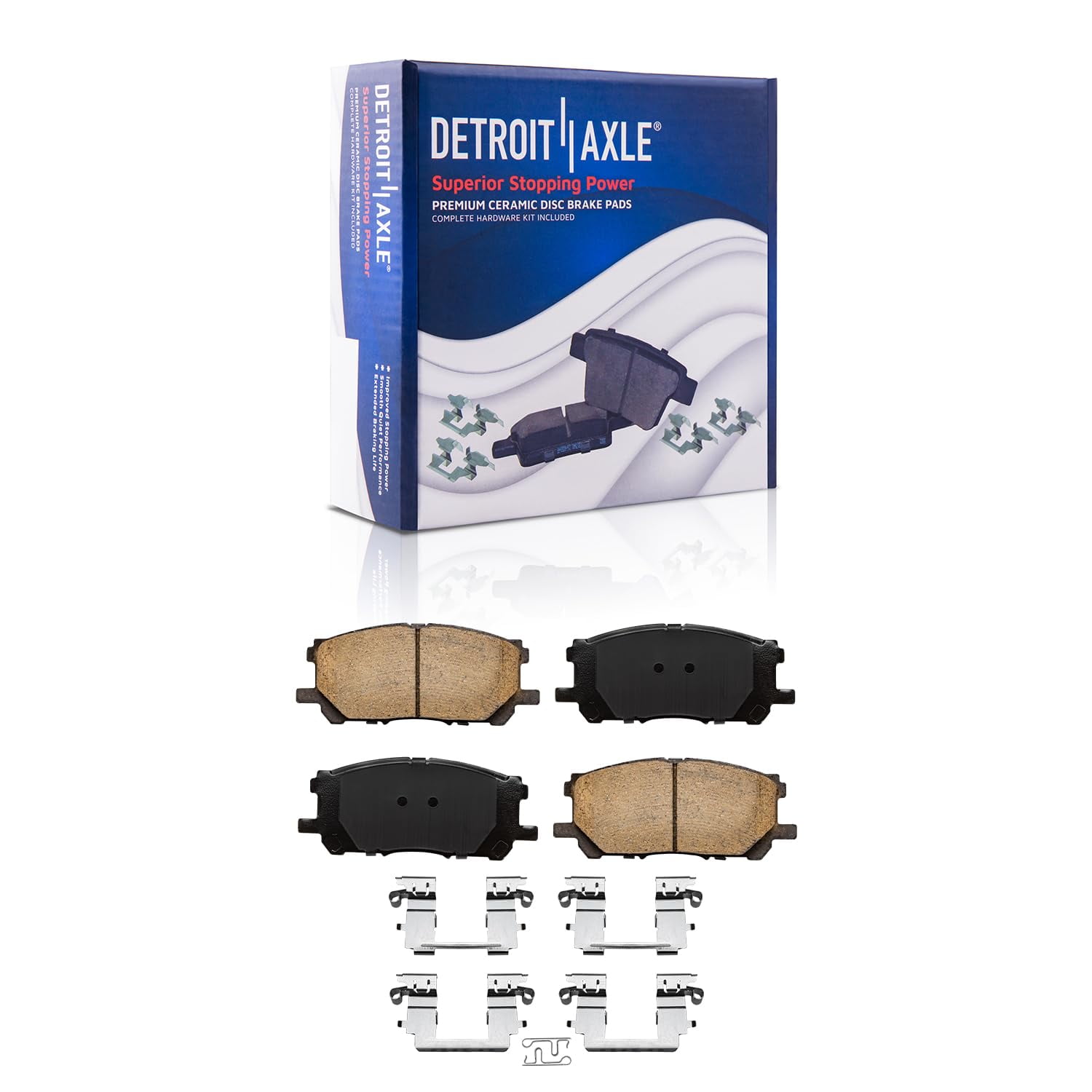 Detroit Axle Front Brakes Brake Pads Replacement for Lexus RX350