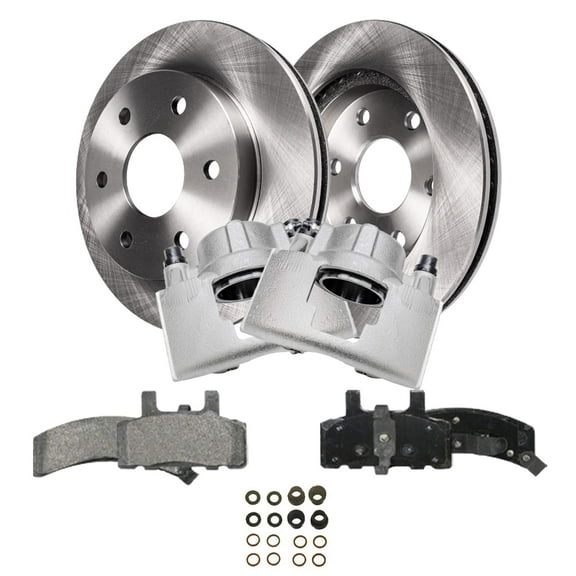 Detroit Axle - Front Brakes and Rotors Brake Pads Brake Calipers Replacement for Chevy GMC K1500 Pickup Fits select: 1997-1999 CHEVROLET TAHOE K1500, 1992-1999 CHEVROLET GMT-400 K1500