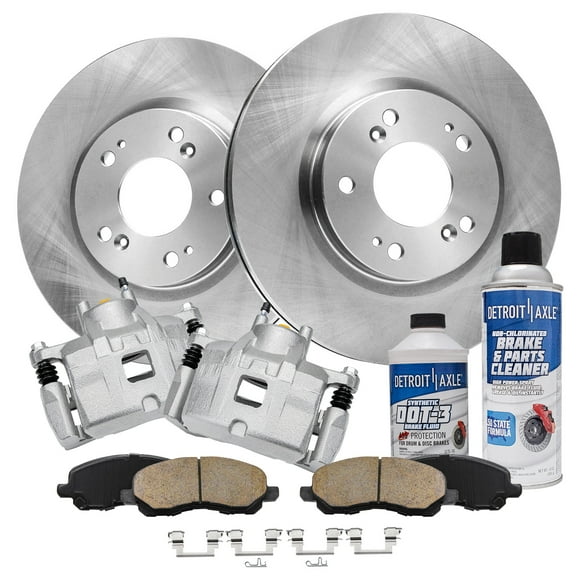Detroit Axle - Front Brakes and Rotors Brake Pads Brake Calipers Replacement for Jeep Patriot Dodge Avenger Fits select: 2014-2016 JEEP PATRIOT SPORT, 2012-2014 DODGE AVENGER SE