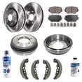 thumbnail image 1 of Detroit Axle - Front Brakes and Rotors Brake Pads Rear Brake Drums Replacement for Suzuki Grand Vitara Fits select: 2000 SUZUKI GRAND VITARA JLX LIMITED/JX, 1 of 6