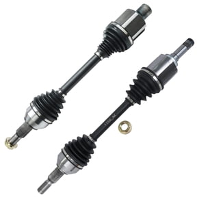 Detroit Axle - Front CV Axle Shafts Replacement for Buick Enclave Chevy Traverse GMC Acadia Saturn Outlook - 2pc Set Fits select: 2009-2017 CHEVROLET TRAVERSE LT, 2011 BUICK ENCLAVE CX