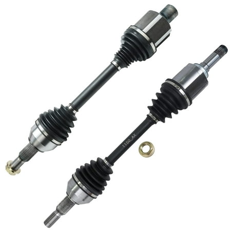 Detroit Axle - Front CV Axle Shafts Replacement for Buick Enclave Chevy Traverse GMC Acadia Saturn Outlook - 2pc Set Fits select: 2009-2017 CHEVROLET TRAVERSE LT, 2011 BUICK ENCLAVE CX