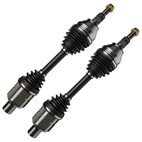 Detroit Axle - Pair Front CV Axle Shafts for 2012-2021 Ram 1500 4WD, 2019-2021 1500 Classic 2013 2014 2015 2016 2017 2018 2020 New CV Axle Shafts Assembly