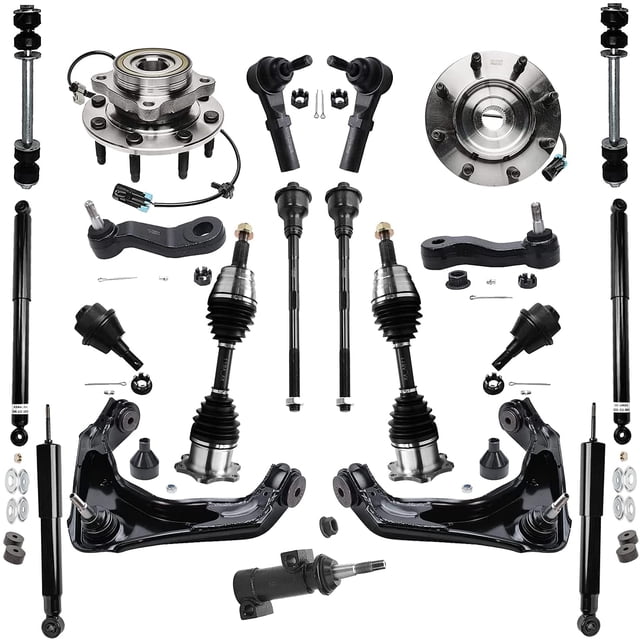 Center Control Axle Detroit Axle - Front CV Axles, Wheel Hubs, Upper Control Arms ...
