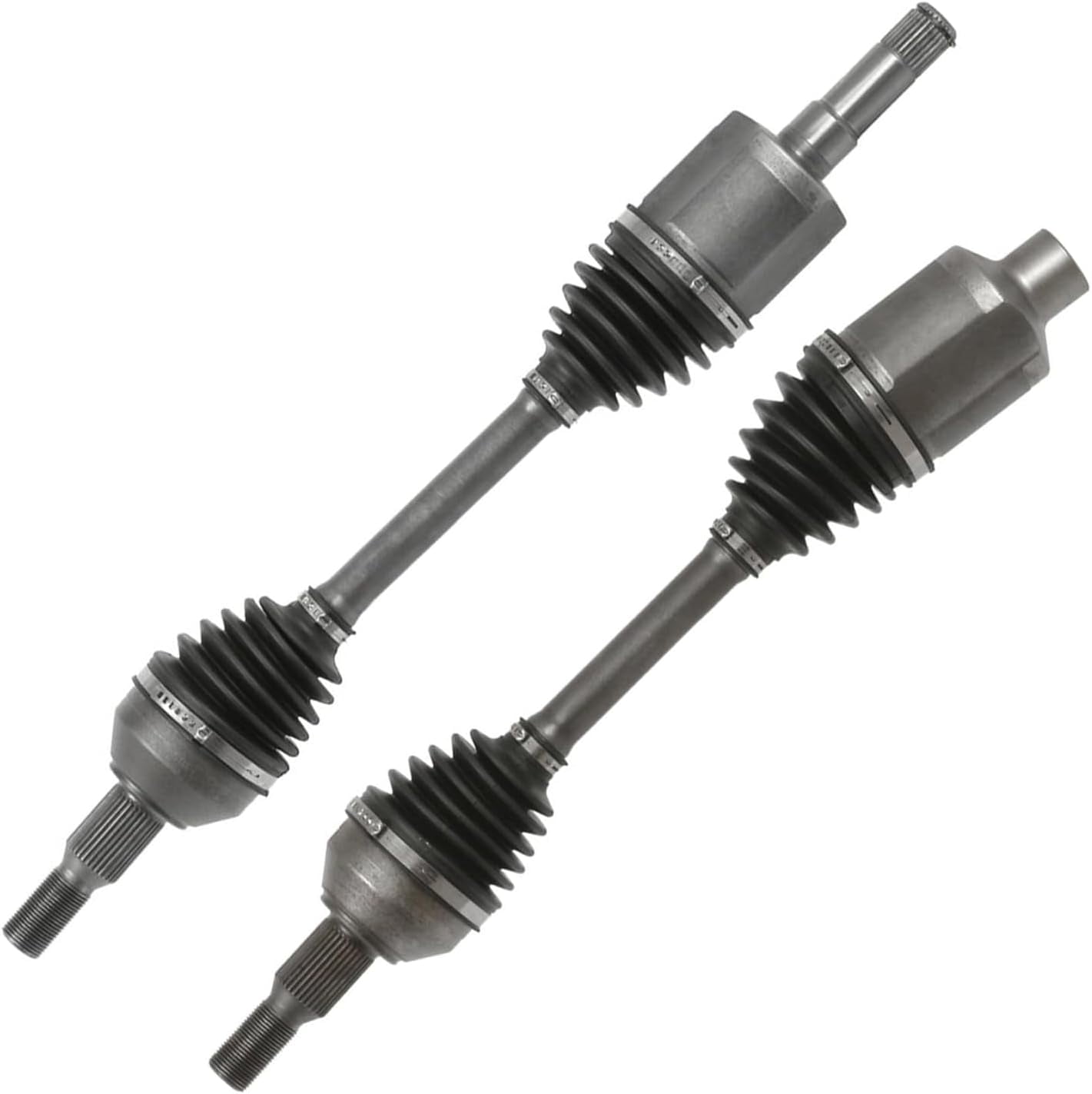 Detroit Axle - Front CV Axles for GMC Acadia Chevrolet Traverse Buick Enclave Saturn Outlook, Complete CV Axle Shafts Assembly Replacement