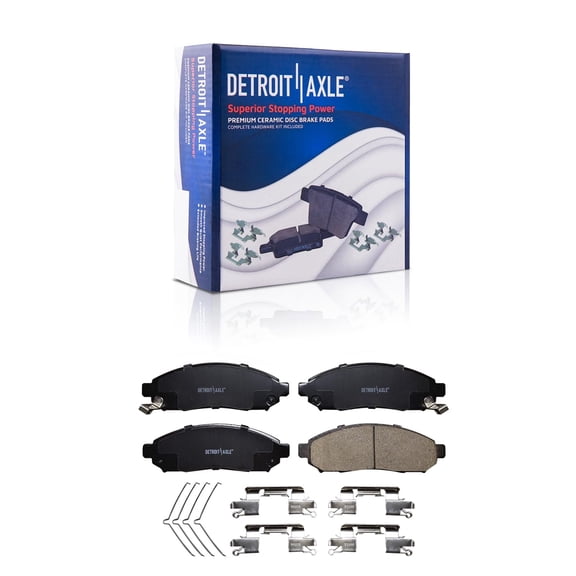 Detroit Axle - Front Ceramic Brake Pads for 2011 2012 2013 Nissan Leaf