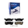 thumbnail image 1 of Detroit Axle - Front Ceramic Brake Pads with Hardware Set Replacement for Lesabre Blazer Jimmy Astro Safari Caprice Brougham - 2pc Set Fits select: 1990-1995 CHEVROLET G20, 1 of 7