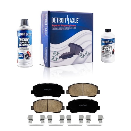 Detroit Axle - Front Ceramic Brake Pads Kit for 2013 2014 2015 2016 2017 2018 2019 2020 2021 2022 2023 2024 Mazda CX-5