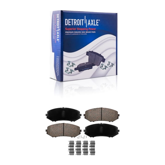 Detroit Axle - Front Ceramic Brake Pads for 2006 2007 2008 2009 2010 2011 2012 2013 Suzuki Grand Vitara