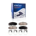 thumbnail image 1 of Detroit Axle - Front Ceramic Brake Pads w/Hardware Kit for Acura 2011-2014 TSX 2011-2012 Honda Accord, 1 of 7
