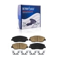 thumbnail image 1 of Detroit Axle - Front Ceramic Brake Pads with Hardware Replacement for 2017 2018 2019 Hyundai Santa Fe 2019 Santa Fe XL - 2pc set, 1 of 7