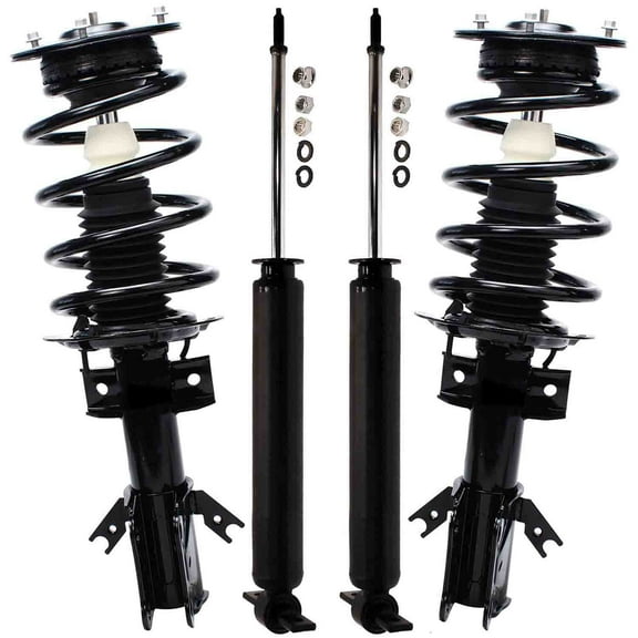 Detroit Axle - Front Coil Spring Struts Rear Shocks Absorbers for 2013 - 2020 Ford Fusion - 4pc Set