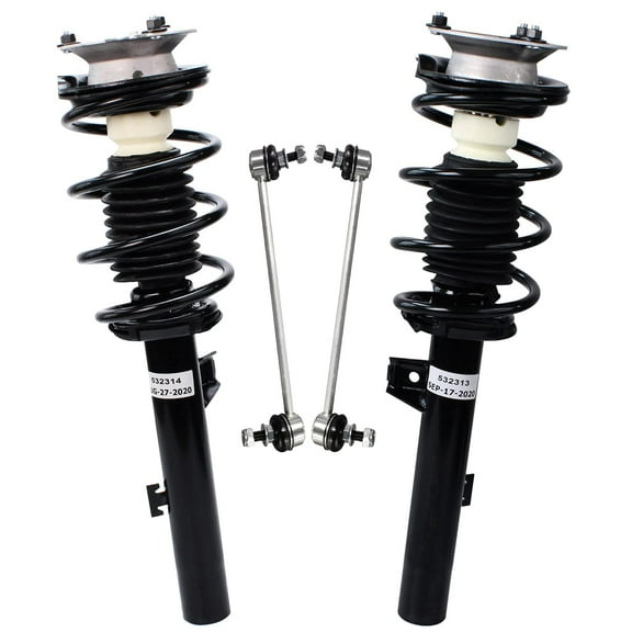 Detroit Axle - Front Complete Struts & Spring Sway Bar Links Replacement for BMW 128i 135i 328i Wagon 335d 335i 335is Fits select: 2008 BMW 328 I SULEV, 2006 BMW 325 I AUTOMATIC
