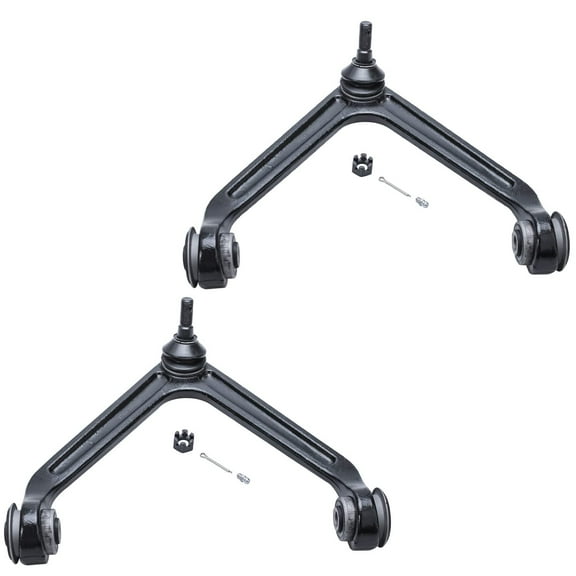 Detroit Axle - Front Control Arms for 2002-2005 Dodge Ram 1500, 2004-2009 Durango Chrysler Aspen, 2 Upper Control Arms w/Ball Joints, Replacement Front Pair Set
