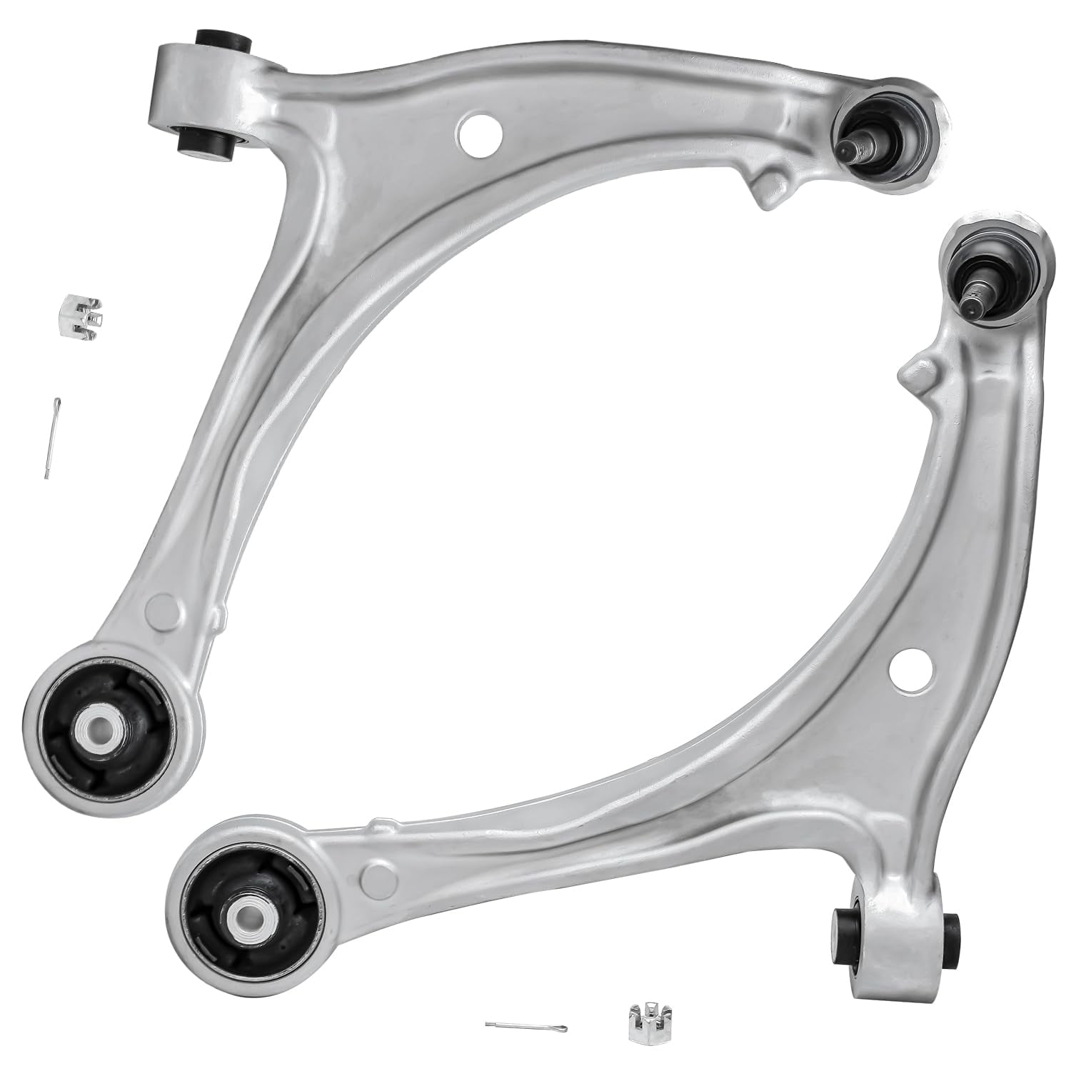 Detroit Axle - Front Control Arms for 2005-2010 Honda Odyssey, 2 Lower Control Arms with Ball Joints Assembly 2005 2006 2007 2008 2009 2010 Replacement