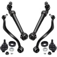 thumbnail image 1 of Detroit Axle - Front Control Arms Kit for 07-12 Ford Fusion Lincoln MKZ, 2007-2010 Mercury Milan, 4 Rearward Forward Lower Control Arms, 2 Upper Ball Joints, 2008 2009 Replacement, 1 of 6