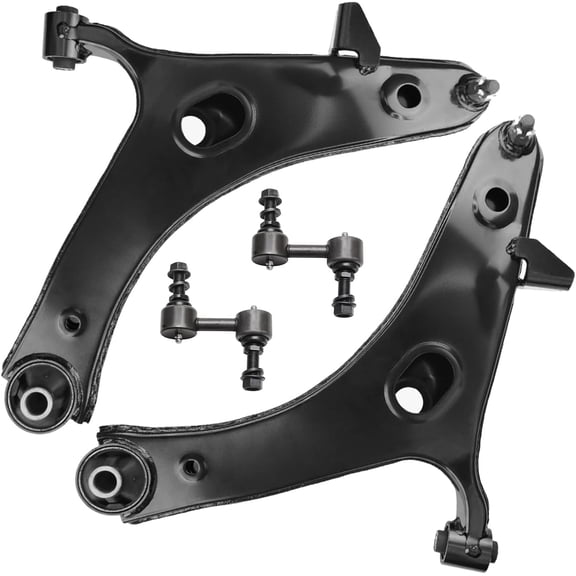 Detroit Axle - Front Control Arms Kit for 2013 2014 2015 Subaru Crosstrek 2016 2017 XV Crosstrek, 2 Lower Control Arms with Ball Joint 2 Sway Bar End Links Replacement