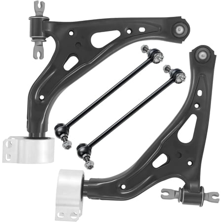 Detroit Axle - Front Control Arms Kit for 2018-2024 Chevrolet Equinox GMC Terrain, 2 Lower Control Arms with Ball Joint 2 Sway Bar End Links 2019 2020 2021 2022 2023 Replacement