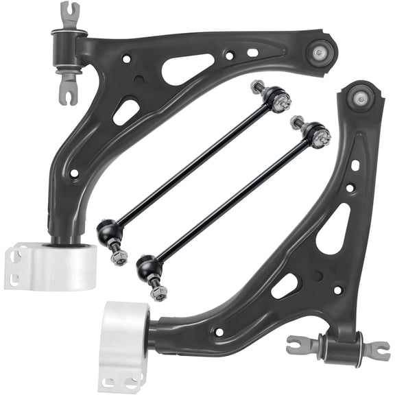 Detroit Axle - Front Control Arms Kit for 2018-2024 Chevrolet Equinox GMC Terrain, 2 Lower Control Arms with Ball Joint 2 Sway Bar End Links 2019 2020 2021 2022 2023 Replacement