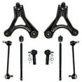 thumbnail image 1 of Detroit Axle - Front Control Arms Kit for 98-02 Ford Contour Mercury Cougar Mystique 2 Lower Control Arm w/Ball Joints 2 Sway Bars 4 Inner Outer Tie Rods 1999 2000 2001 Replacement, 1 of 8