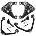 thumbnail image 1 of Detroit Axle - Front Control Arms Kit for Ford Ranger Explorer Mazda B3000 B4000 Mountaineer 4 Upper Lower Control Arms w/Ball Joints Assembly 2 Outer Tie Rod Ends Replacement, 1 of 8