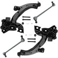 thumbnail image 1 of Detroit Axle - Front Control Arms Sway Bars for Acura 2007-2012 RDX, 2 Lower Control Arms with Ball Joint Assembly 2 Sway Bar End Links 2008 2009 2010 2011 Replacement, 1 of 8
