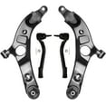 thumbnail image 1 of Detroit Axle - Front Control Arms Tie Rods for Hyundai 2015-2018 Santa Fe, 2015-2019 Santa Fe XL, Lower Control Arms Ball Joints Assembly Outer Tie Rod Ends 2016 2017 Replacement, 1 of 1