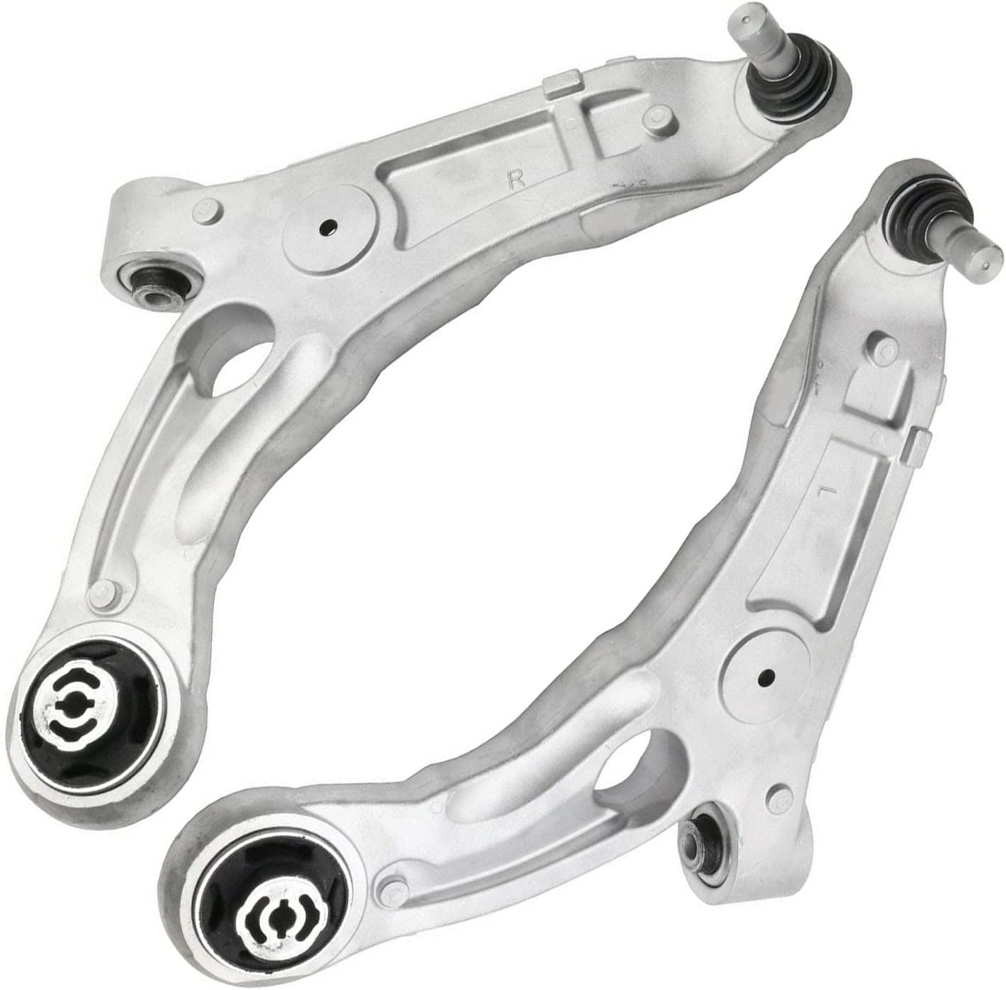 Detroit Axle - Front Control Arms for 2015-2017 Chrysler 200, 2 Lower Control Arms with Ball Joints 2016 Replacement