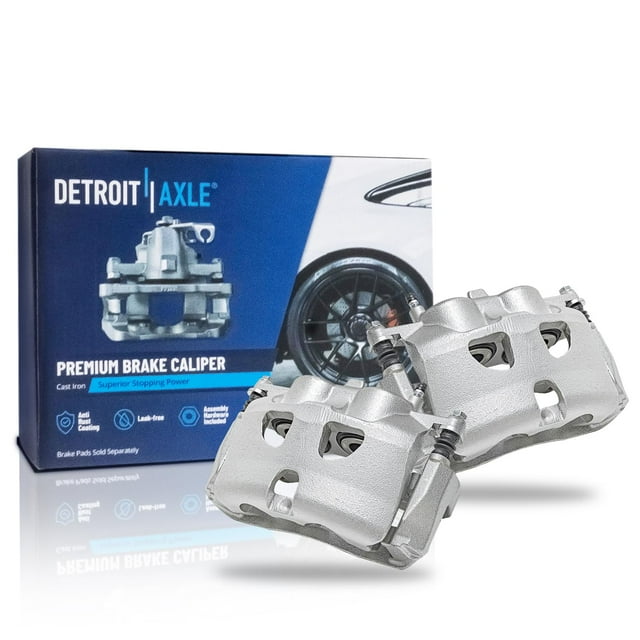 Detroit Axle Front Disc Brake Calipers w/Bracket Replacement for Ford