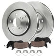 thumbnail image 1 of Detroit Axle - Front Disc Rotors Ceramic Brake Pads for 15-17 Honda Odyssey 19-25 Passport: 12.60 inch Front Rotor, 1 of 7