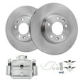 thumbnail image 1 of Detroit Axle - Front Disc Rotors Left Brake Caliper Replacement for 2006-2012 Ford Fusion Mazda 6 Lincoln MKZ Zephyr Mercury Milan, 1 of 6
