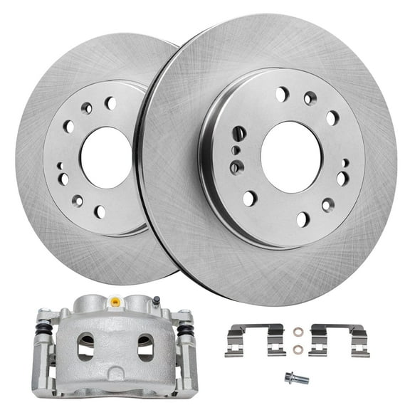 Detroit Axle - Front Disc Rotors Right Brake Caliper for 05-08 Chevrolet Silverado GMC Sierra 07-08 Suburban 1500 Tahoe Avalanche Yukon XL Cadillac Escalade: 12.99" Rotor