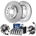 thumbnail image 1 of Detroit Axle - Front Disc Rotors Wheel Hubs + 24pc Lug Nuts w/keys Replacement for Suburban Silverado Sierra Yukon XL 1500 Tahoe Escalade - 30pc Set, 1 of 8