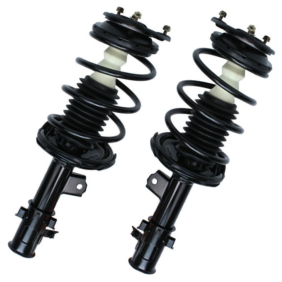 Detroit Axle - Front Driver Passenger Side Complete Strut with Coil Spring Assembly Replacement for 2006-2011 Hyundai Accent Kia Rio