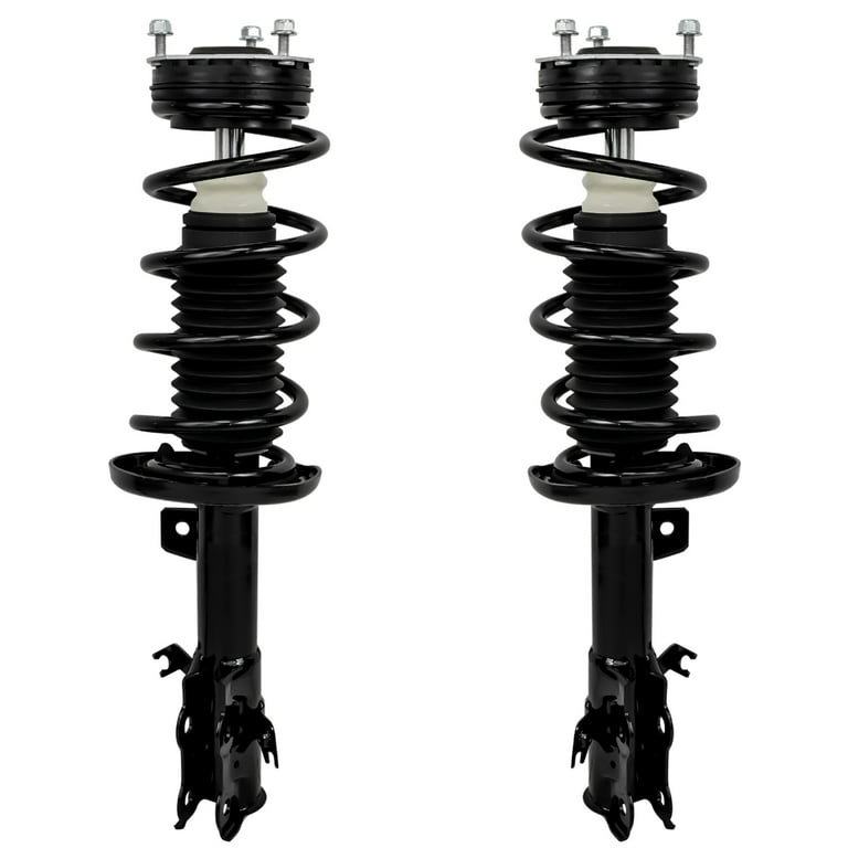 Detroit Axle - Front Driver Passenger Side Quick Ready Strut with Coil  Spring Replacement for 2011 2012 2013 Ford Fiesta - 2pc Set