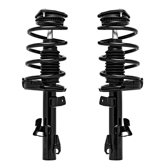 Detroit Axle - Front Driver Passenger Side Struts w/ Coil Spring Assembly Replacement for 2008 2009 2010 2011 Volvo S40 C30 C70 V50