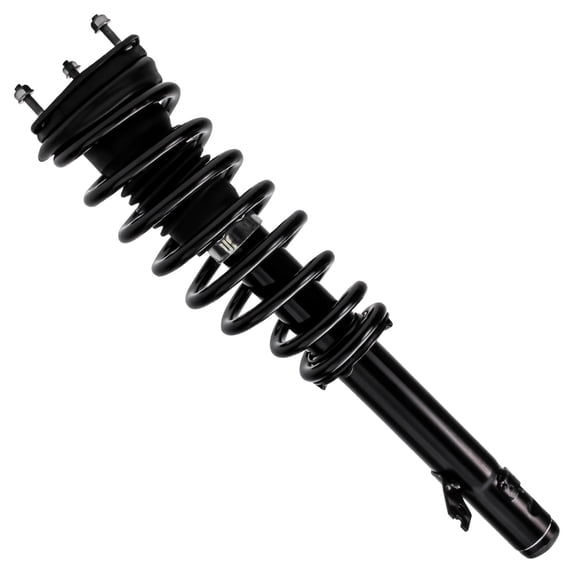 Detroit Axle - Front Driver Side Coil Spring and Ready Strut Assembly fits 2009-2013 Mazda 6 - 2.5L w/Automatic Trans [Not for Sport Suspension]