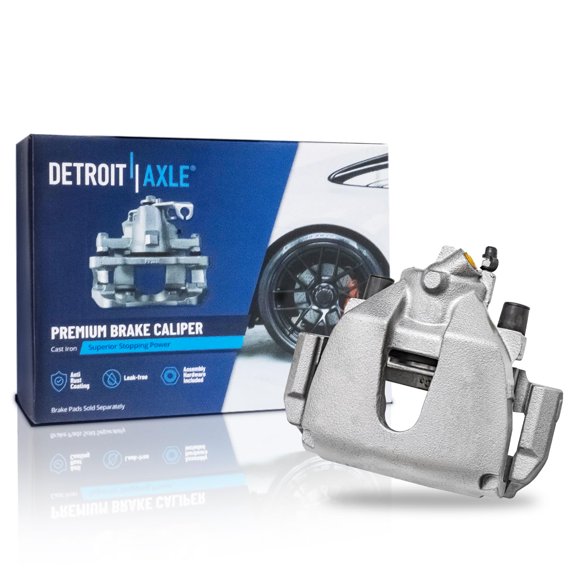 Detroit Axle - Front Driver Side Disc Brake Caliper w/Bracket Replacement for 2005-2013 Mazda 3 Sport 2.0L