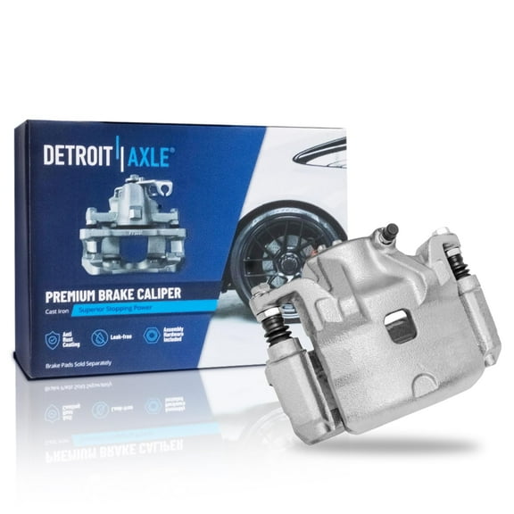 Detroit Axle - Front Driver Side Disc Brake Caliper w/Bracket Replacement for 2007-2010 Nissan Altima Sentra 2008 2009 Left Brake Caliper