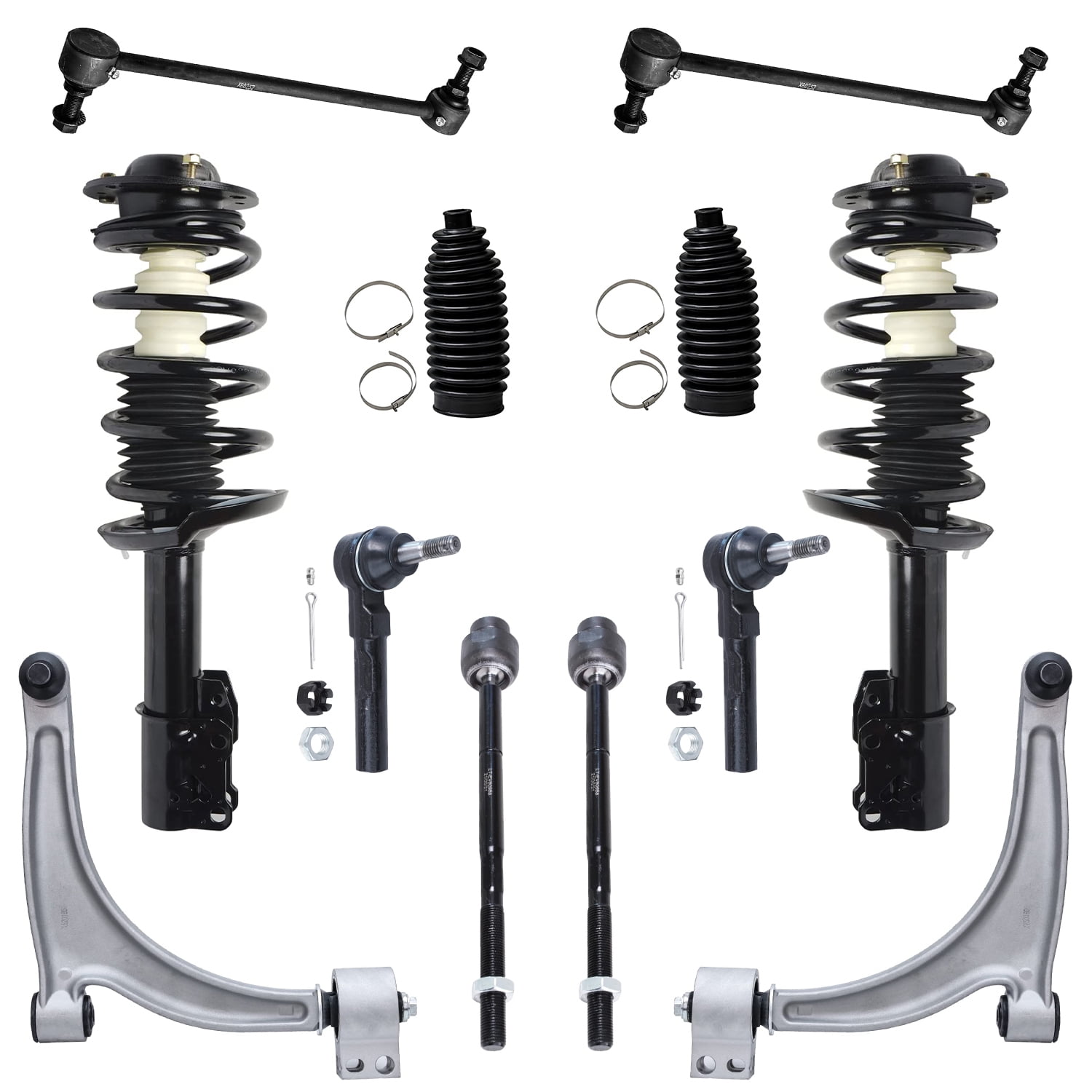 Detroit Axle Front End 12pc Suspension Kit for Chevy Malibu Pontiac